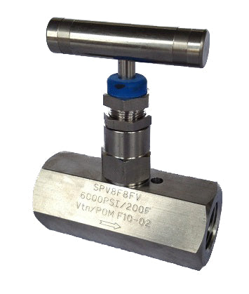 VALVULA AGUJA 1/2" 6000# SS316 H x H