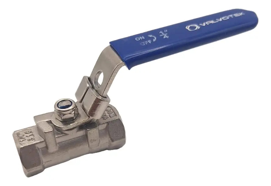 Válvula de Bola 1/4" 1000# NPT Inox 1 Pza RP - VALVOTEK