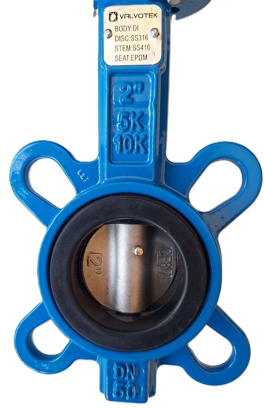 VALV MARIPOSA 2" 150 WAFER FO/316