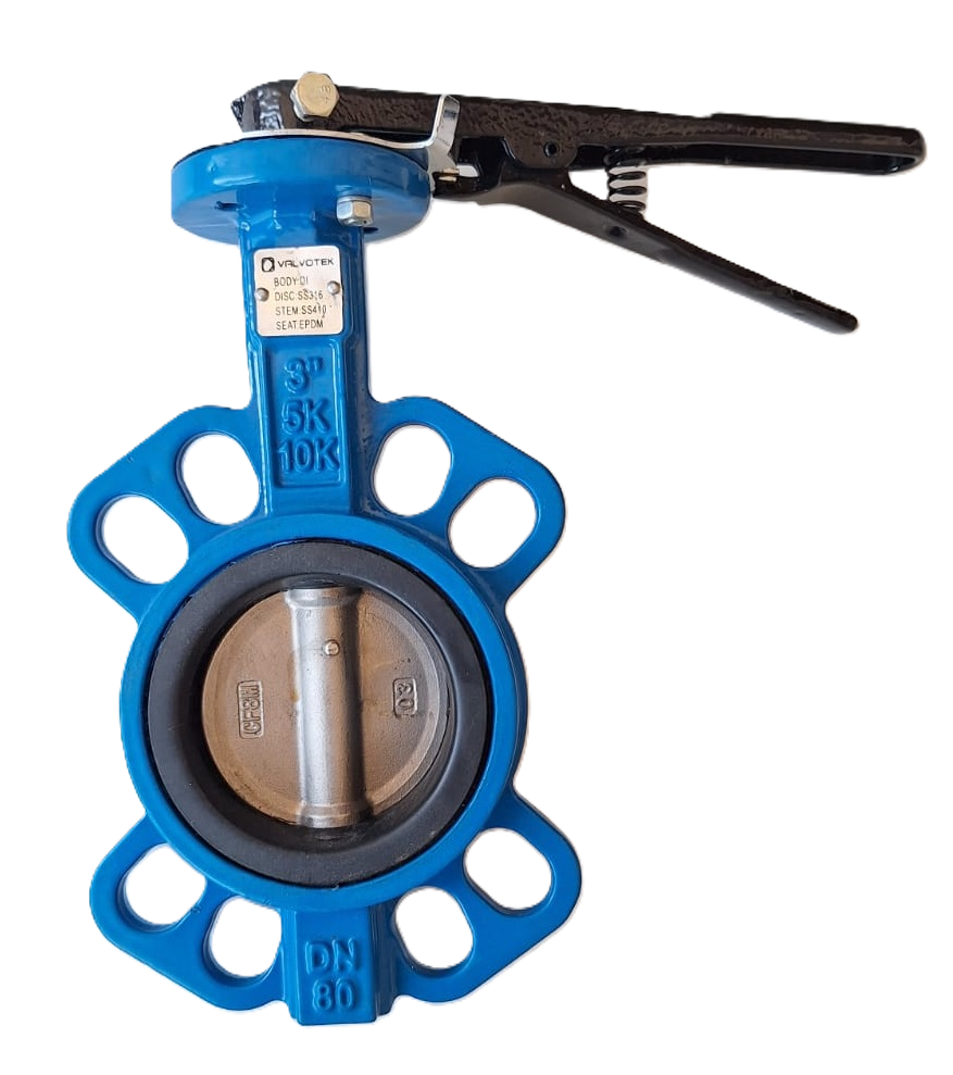 VALV MARIPOSA 3" 150 WAFER FO/316